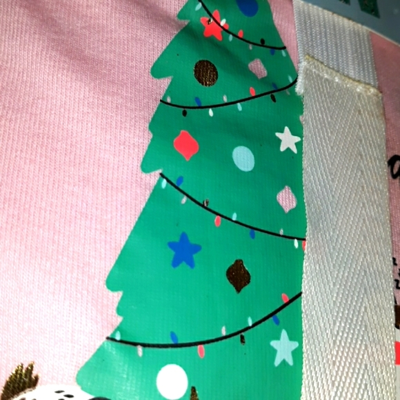 NWT Cat & Jack penguins Christmas Fleece Pajamas - Picture 6 of 11